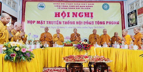Biên Hoà, Đồng Nai: Lễ Họp mặt truyền thống Hội đồng Tông phong, được tổ chức tại Tổ Đình Quan Âm Tu Viện